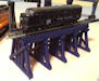 Download the .stl file and 3D Print your own Railroad Trestle Bridge HO scale model for your model train set.